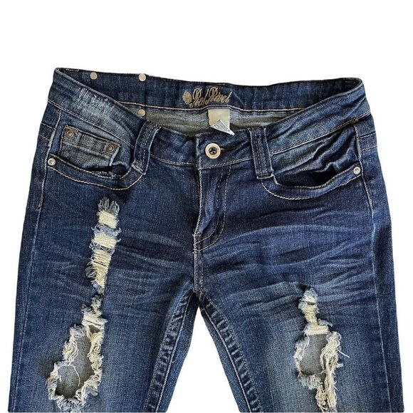 Red Rivet distressed dark denim jeans women’s size 5 - Picture 9 of 9